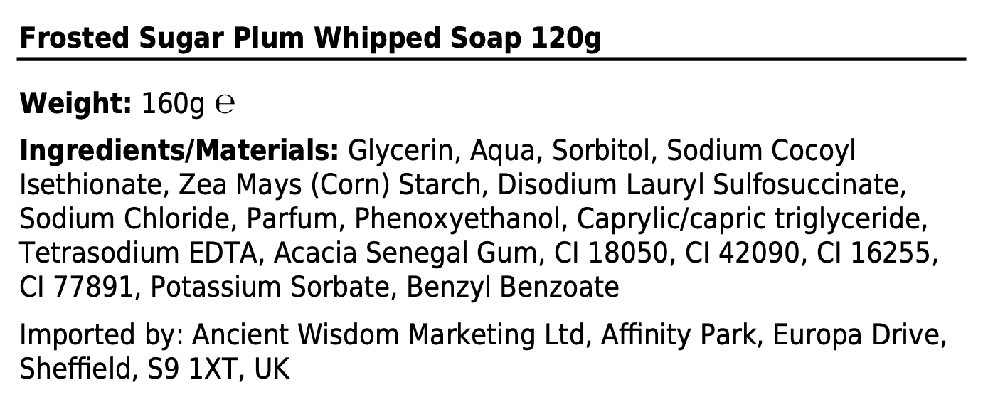 Plum Whipped Soap - Image 2