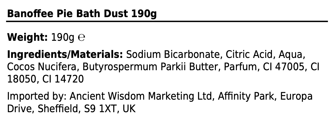 Banoffee Pie Bath Dust - Image 2