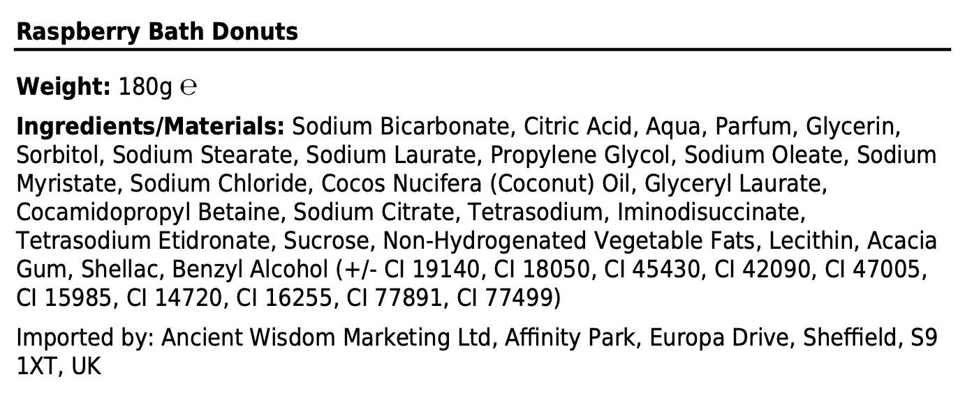 Raspberry Bath Donut - Image 2