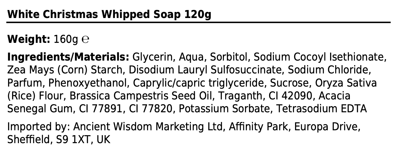 White Whipped Soap - Image 3