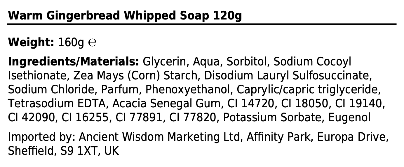 Gingerbread Whipped Soap - Image 2