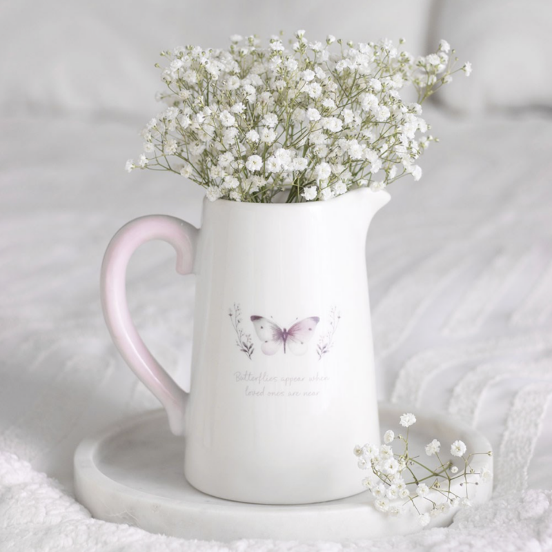 Butterfly Flower Jug