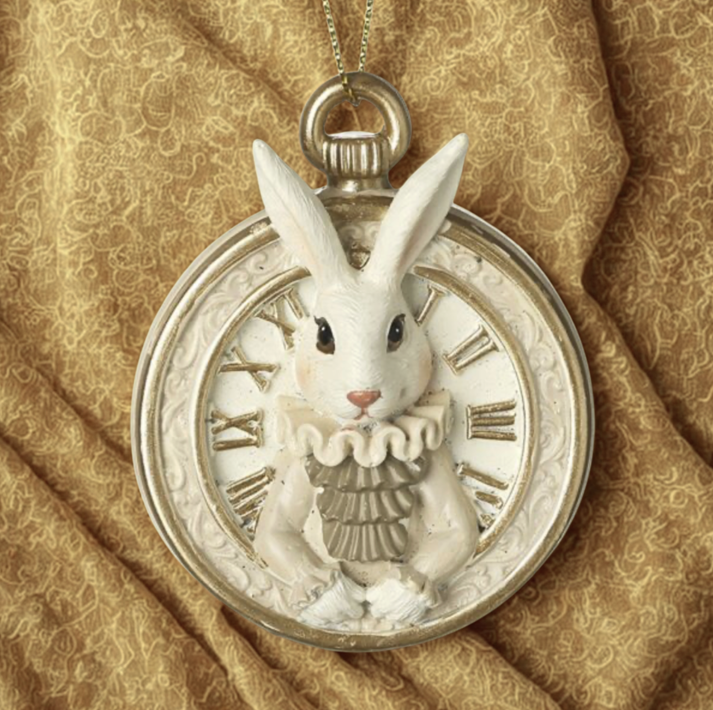 Rabbit & Clock Decoration