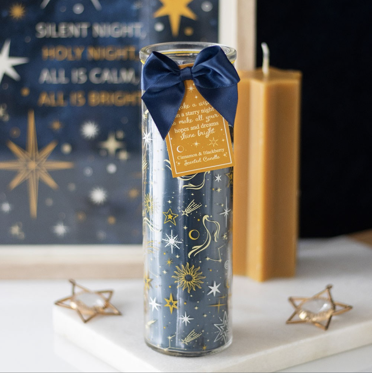 Starry Night Tube Candle