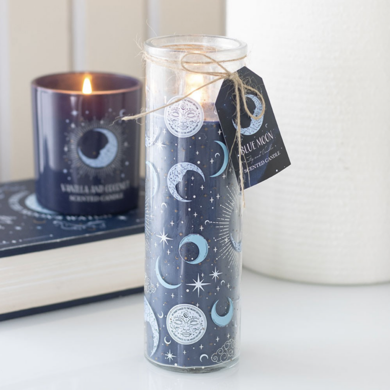 Blue Moon Tube Candle