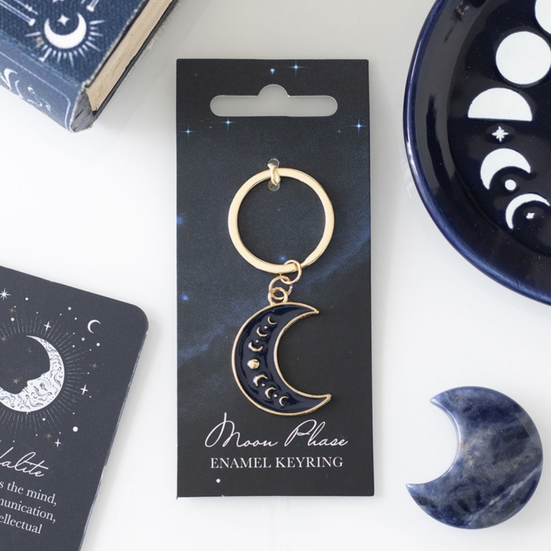 Blue Moon Keyring