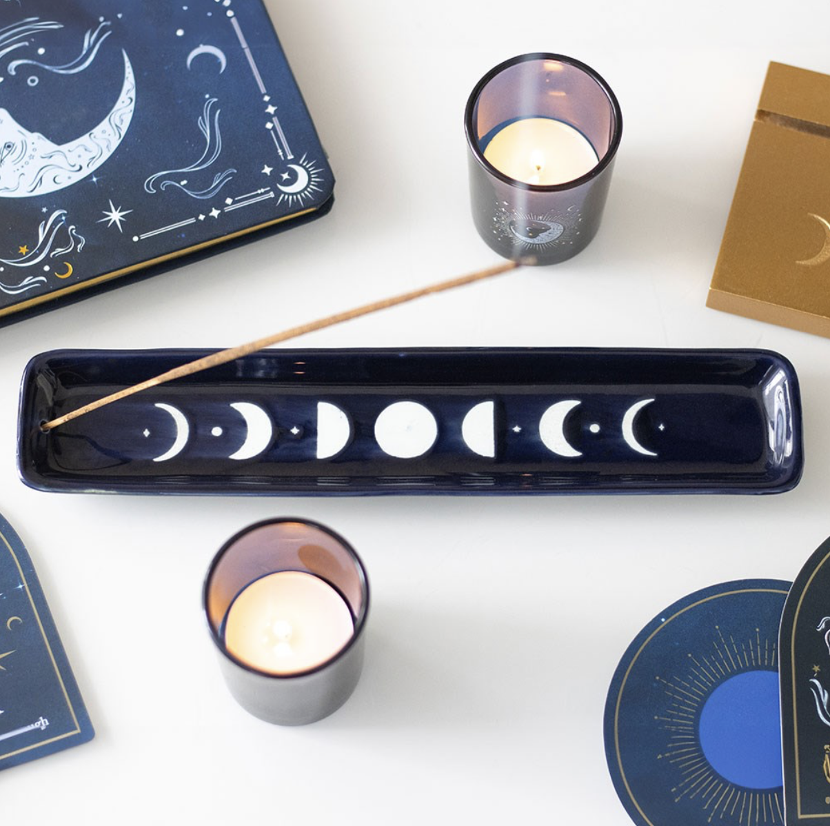Moon Incense Ash Catcher