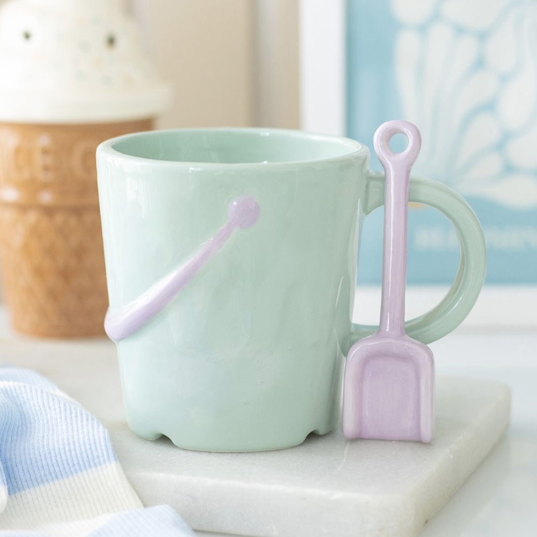 Bucket Mug With Spoon