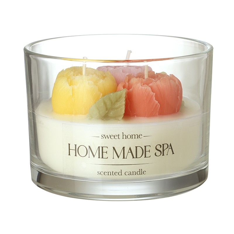 Scented Floral 3 Wick Candle