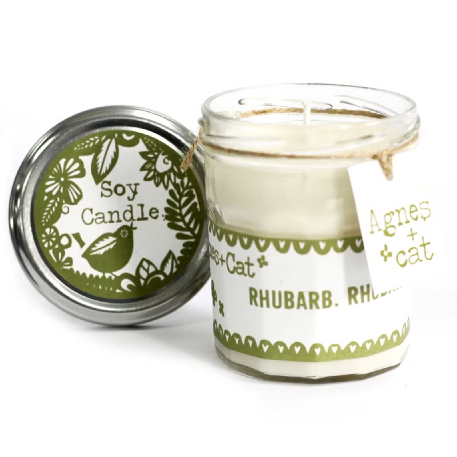Rhubarb Candle