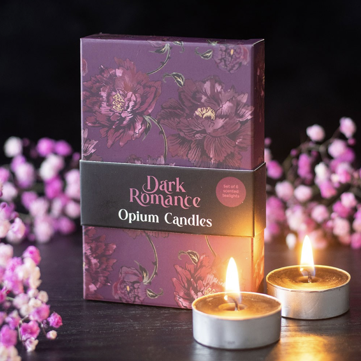 Dark Romance Tealight Candles