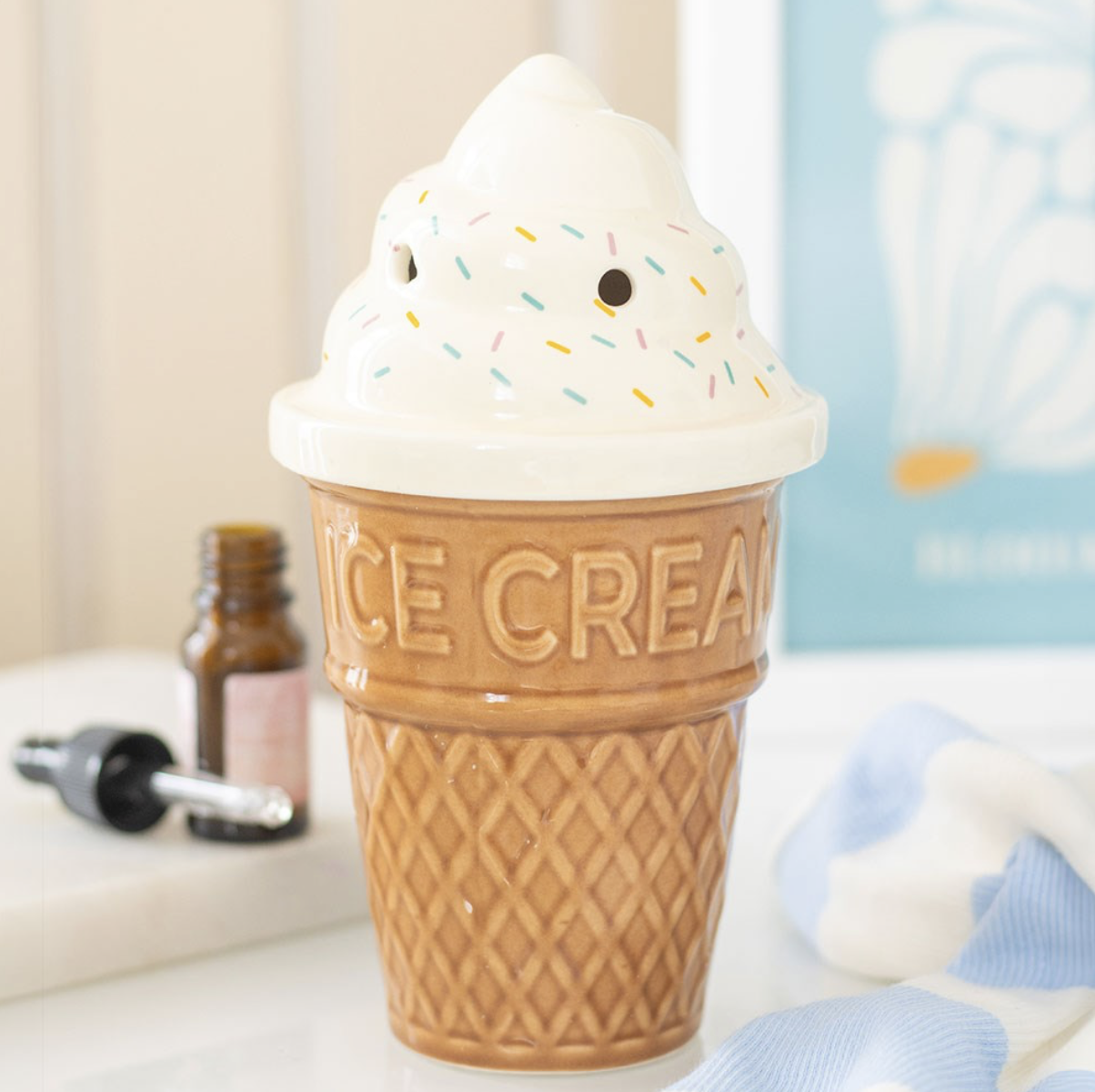 Ice Cream Cone Oil Burner