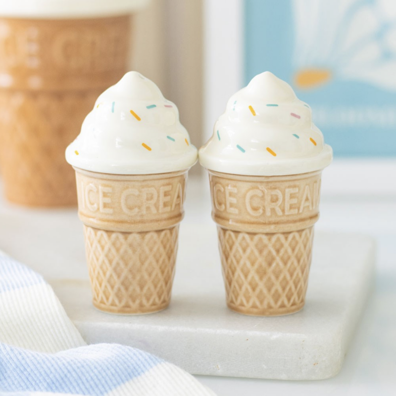 Ice Cream Cone Salt & Pepper