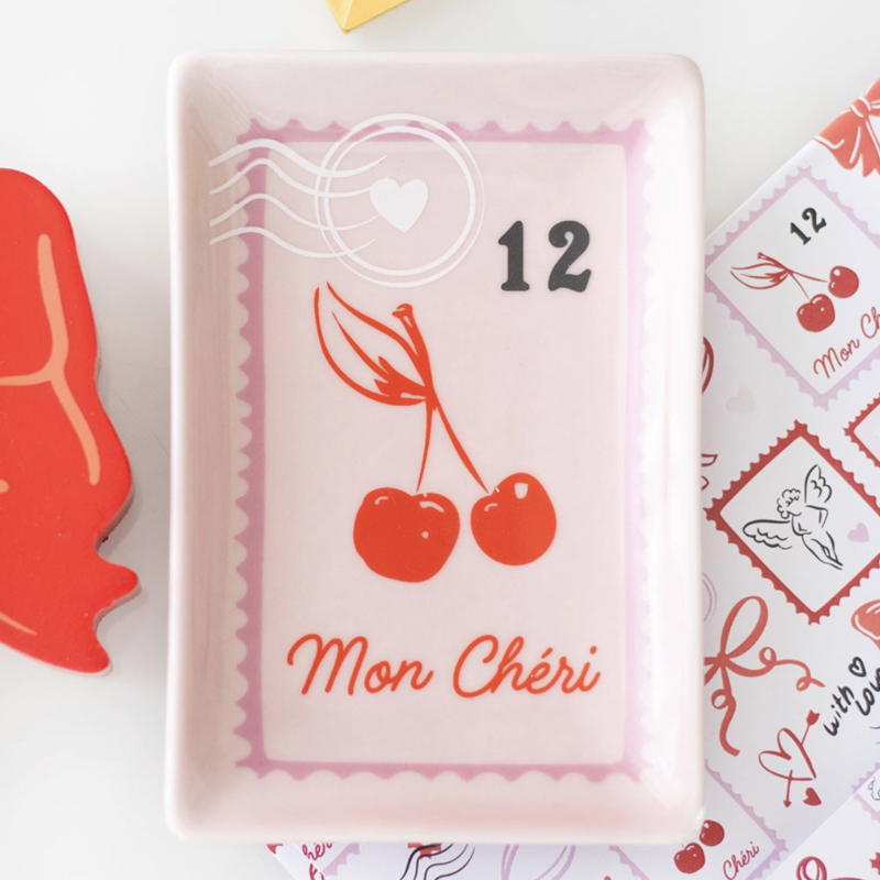 Postage Stamp Trinket Dish