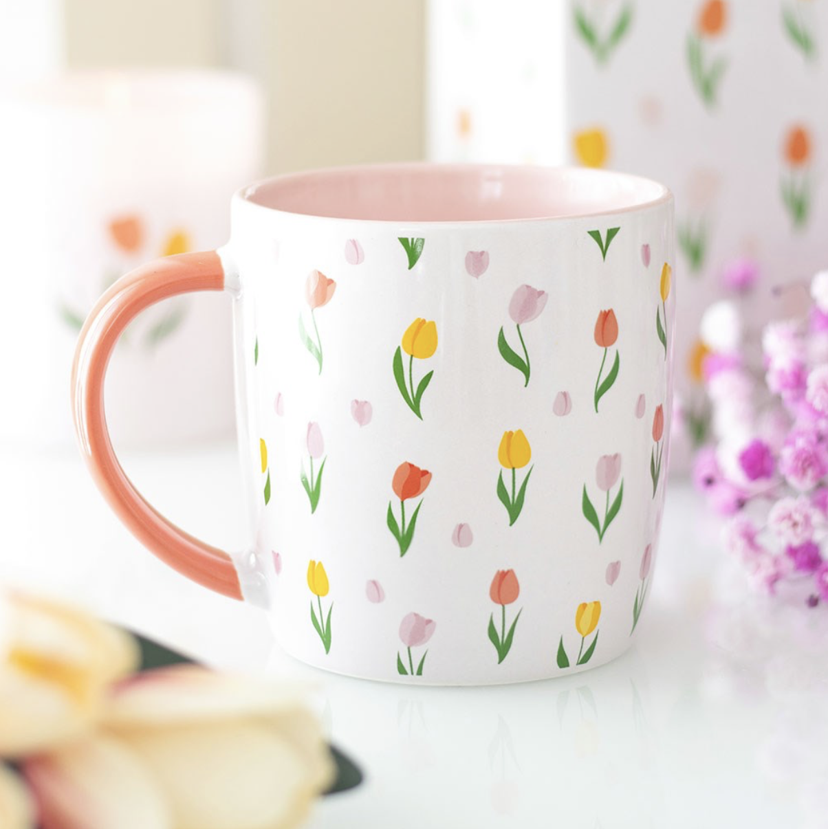Tulip Print Mug