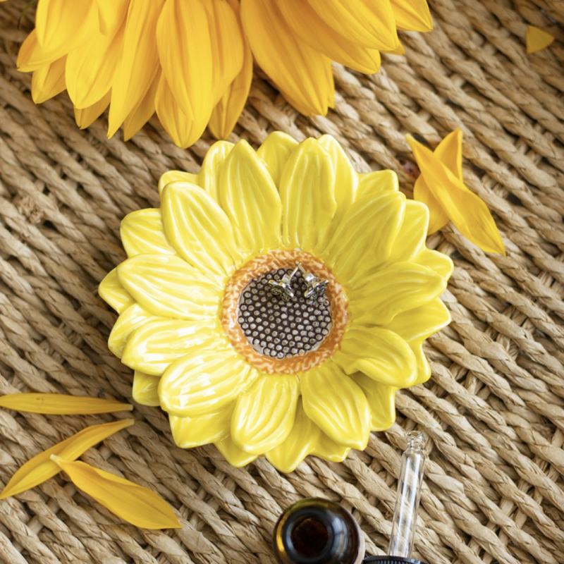 Sunflower Trinket Dish