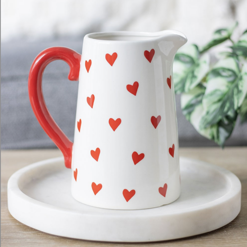Heart Flower Jug