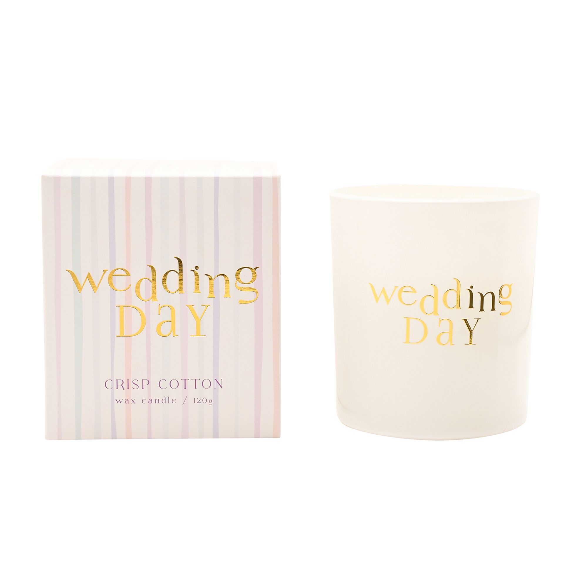 Confetti Wedding Day Candle