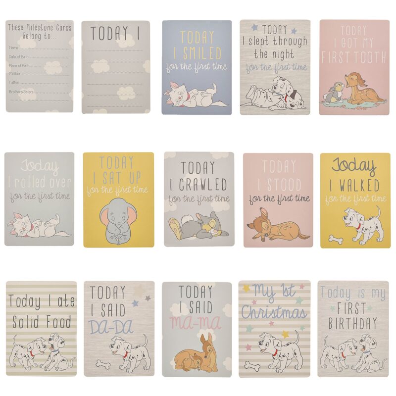 Disney Milestone Cards