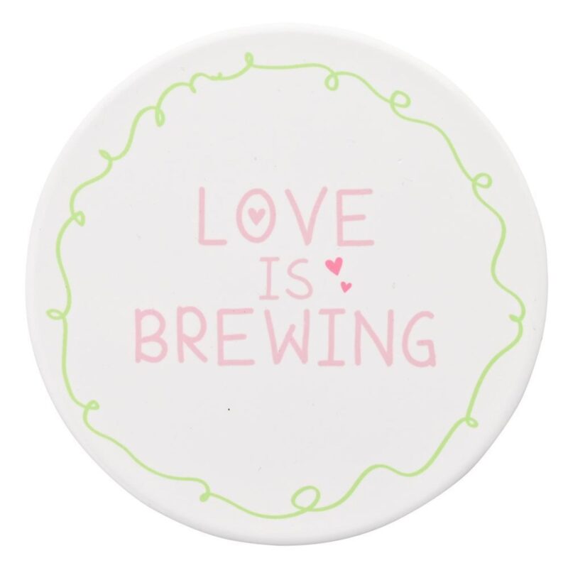 Love Is Brewing Coaster