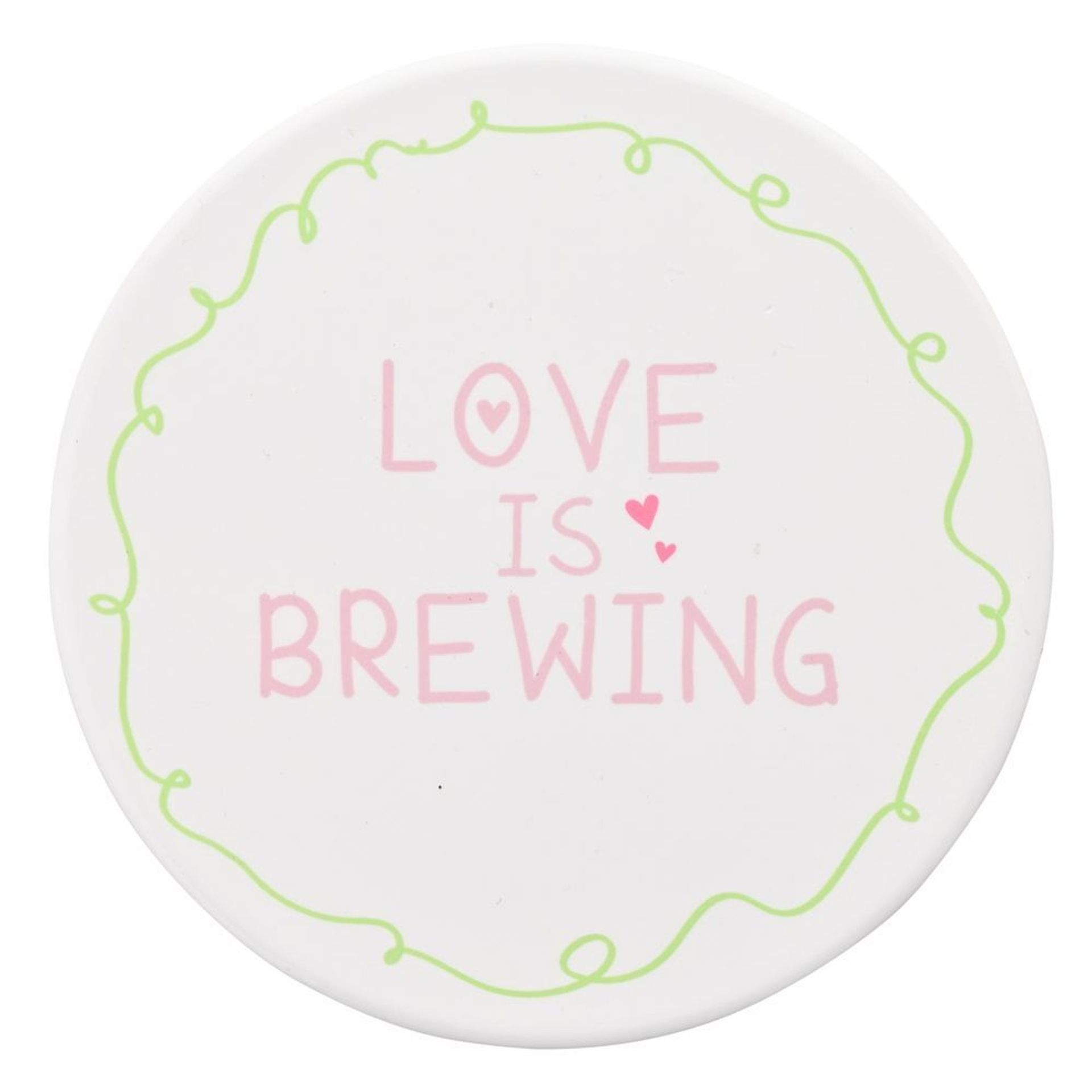 Love Is Brewing Coaster