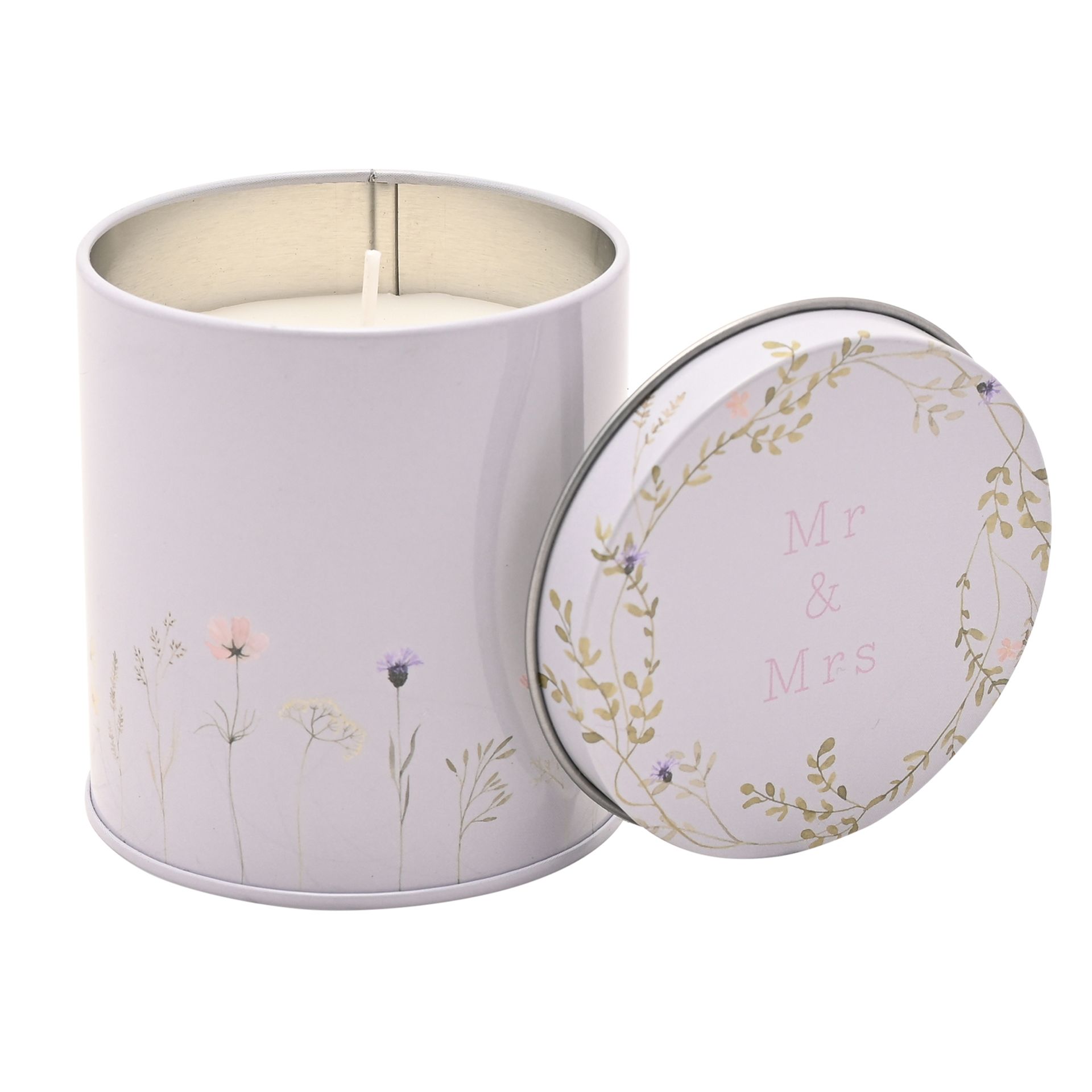 Mr & Mrs Candle Tin