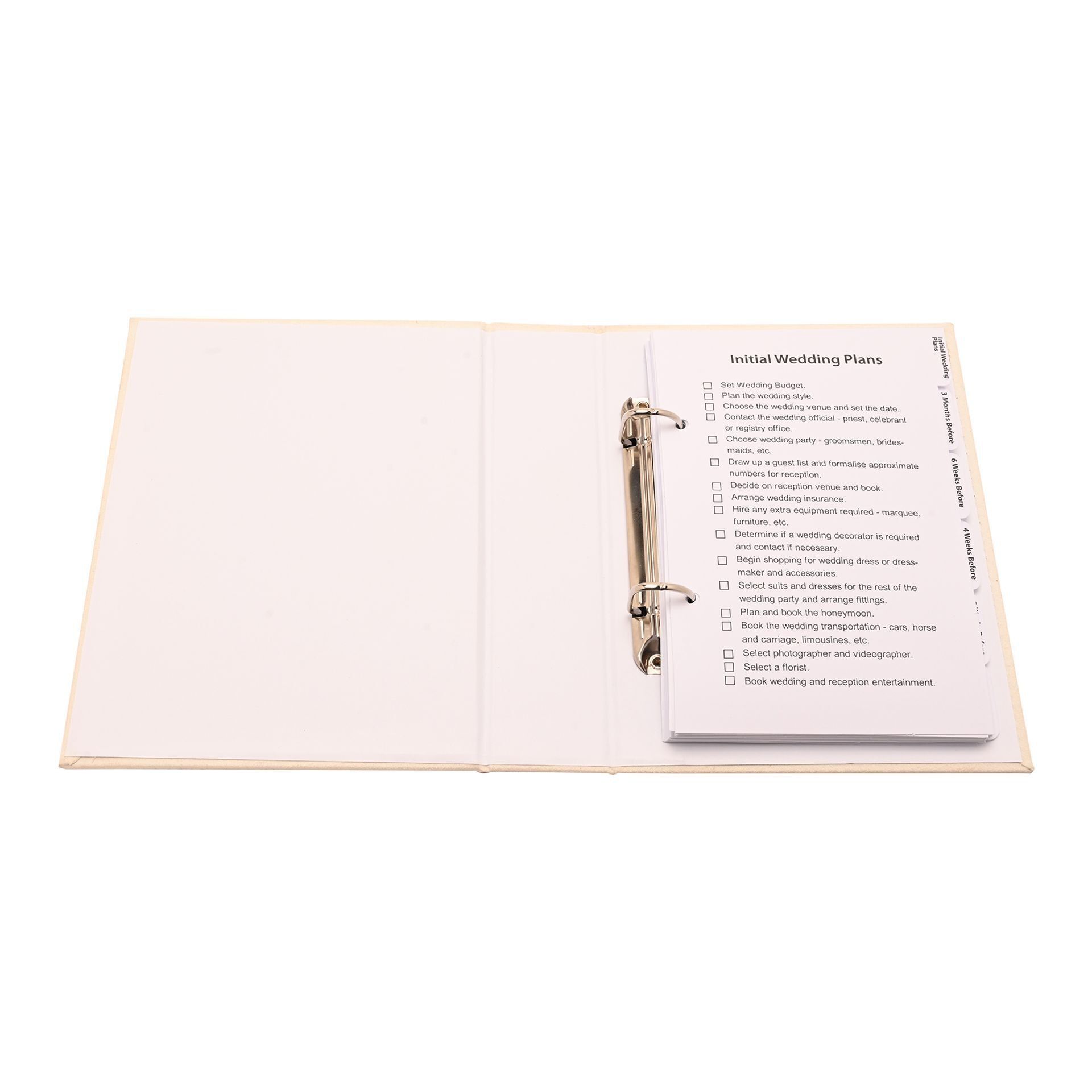 Amore Cream Wedding Planner - Image 2