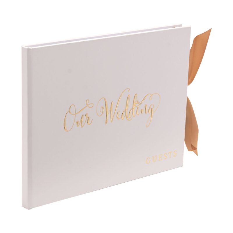 Gold Foil Guest Book