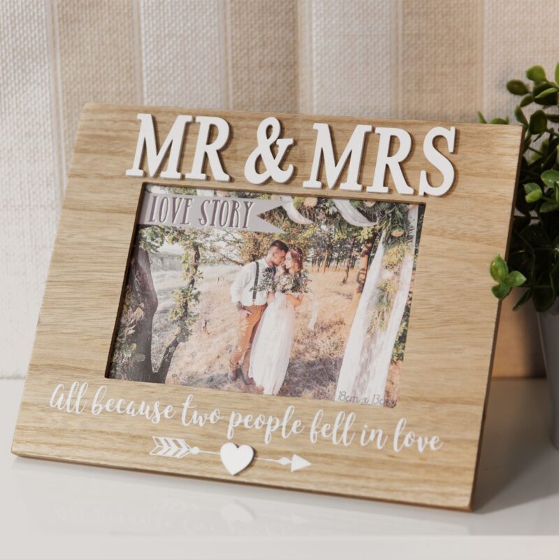 Mr & Mrs Photo Frame