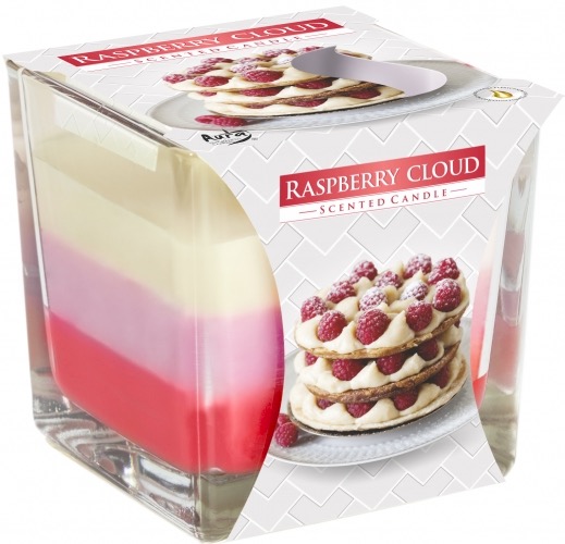 Raspberry Cloud Candle