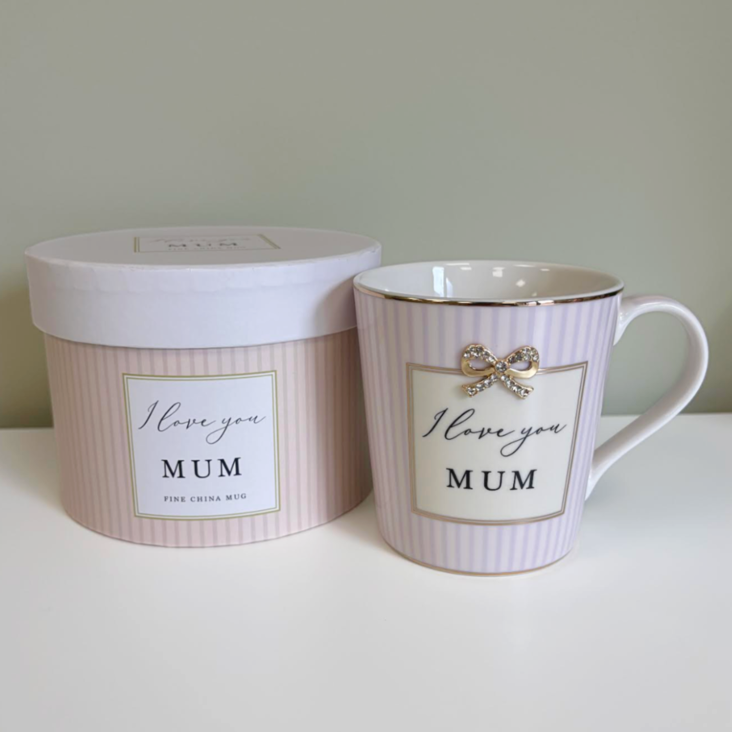 Love You Mum Bow Mug