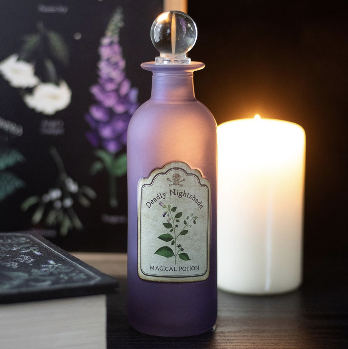 Deadly Nightshade Decor Bottle