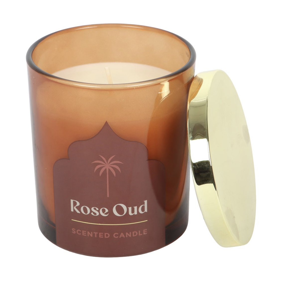 Rose Oud Scented Candle - Image 2