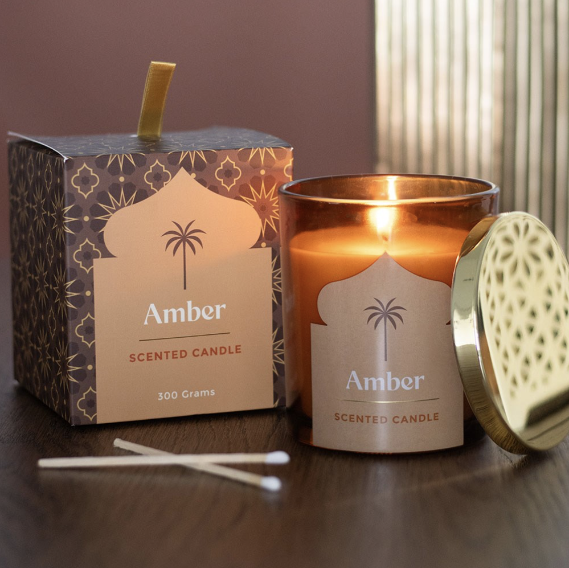 Amber Scented Candle