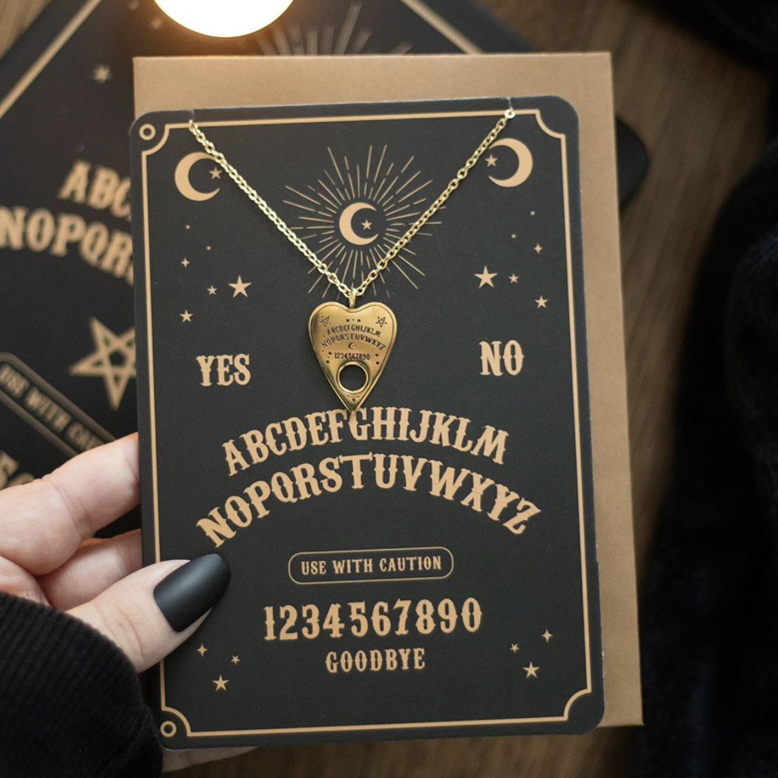 Talking Board Planchette Necklace