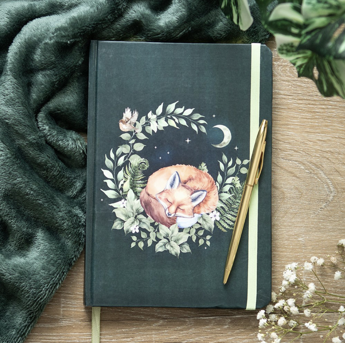 Sleeping Fox A5 Notebook