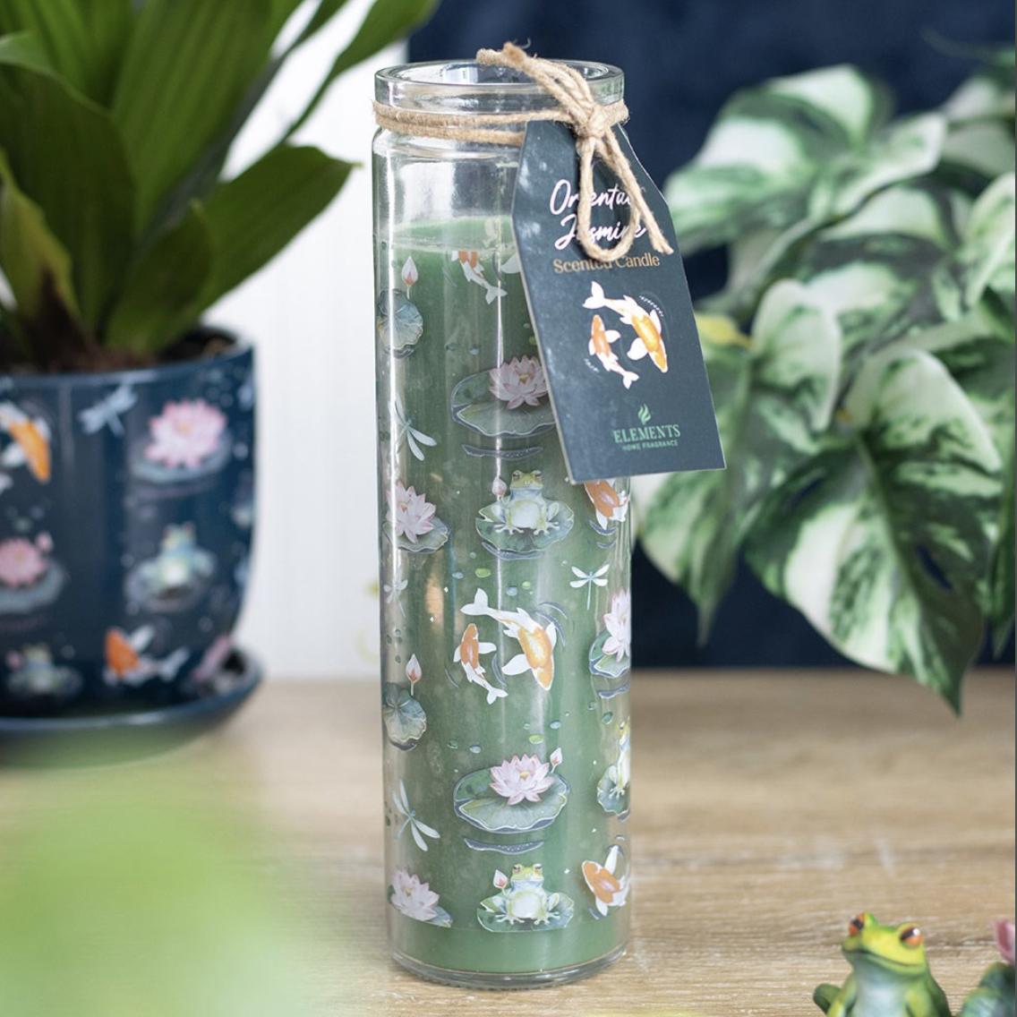 Pond Print Jasmine Candle