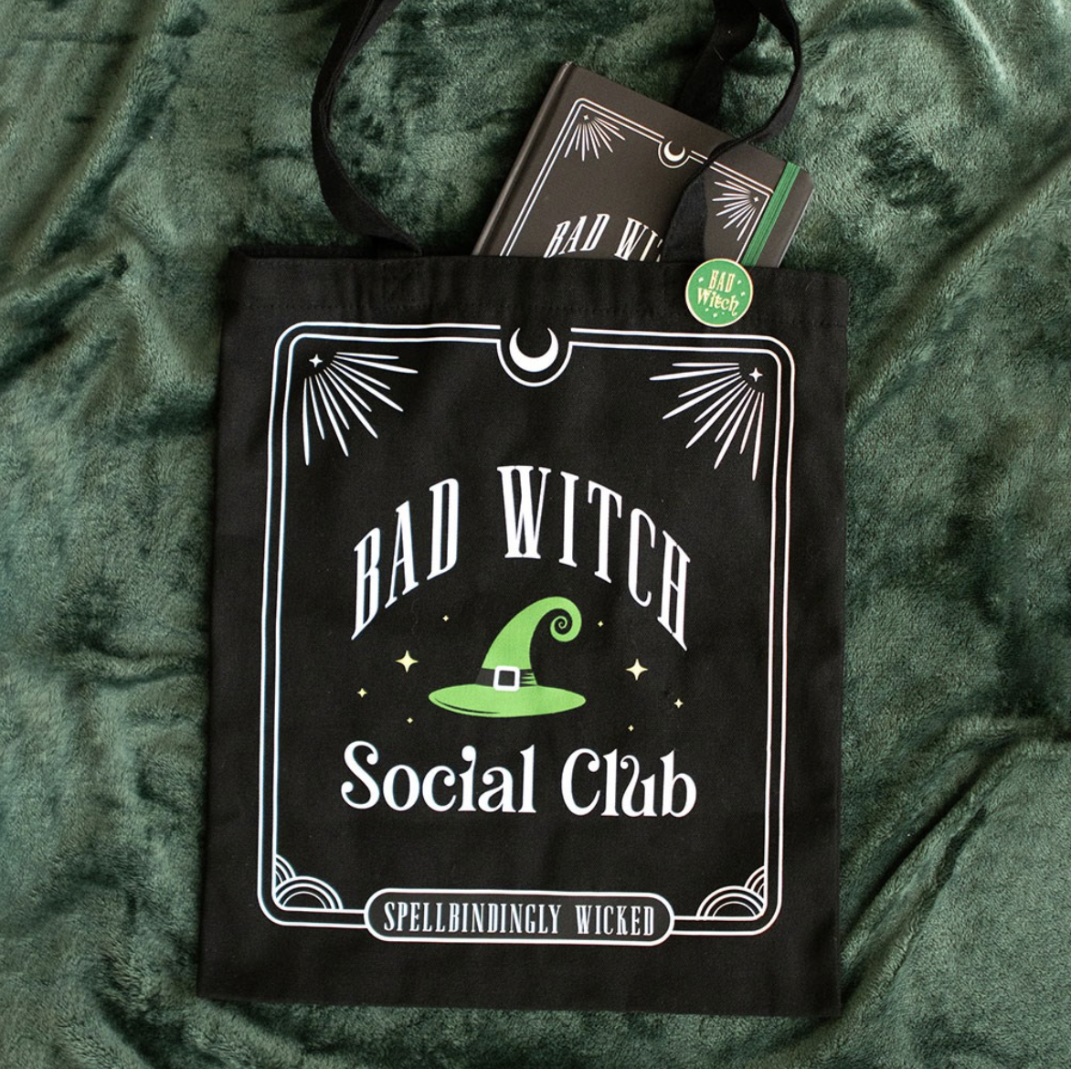Bad Witch Tote Bag & Pin