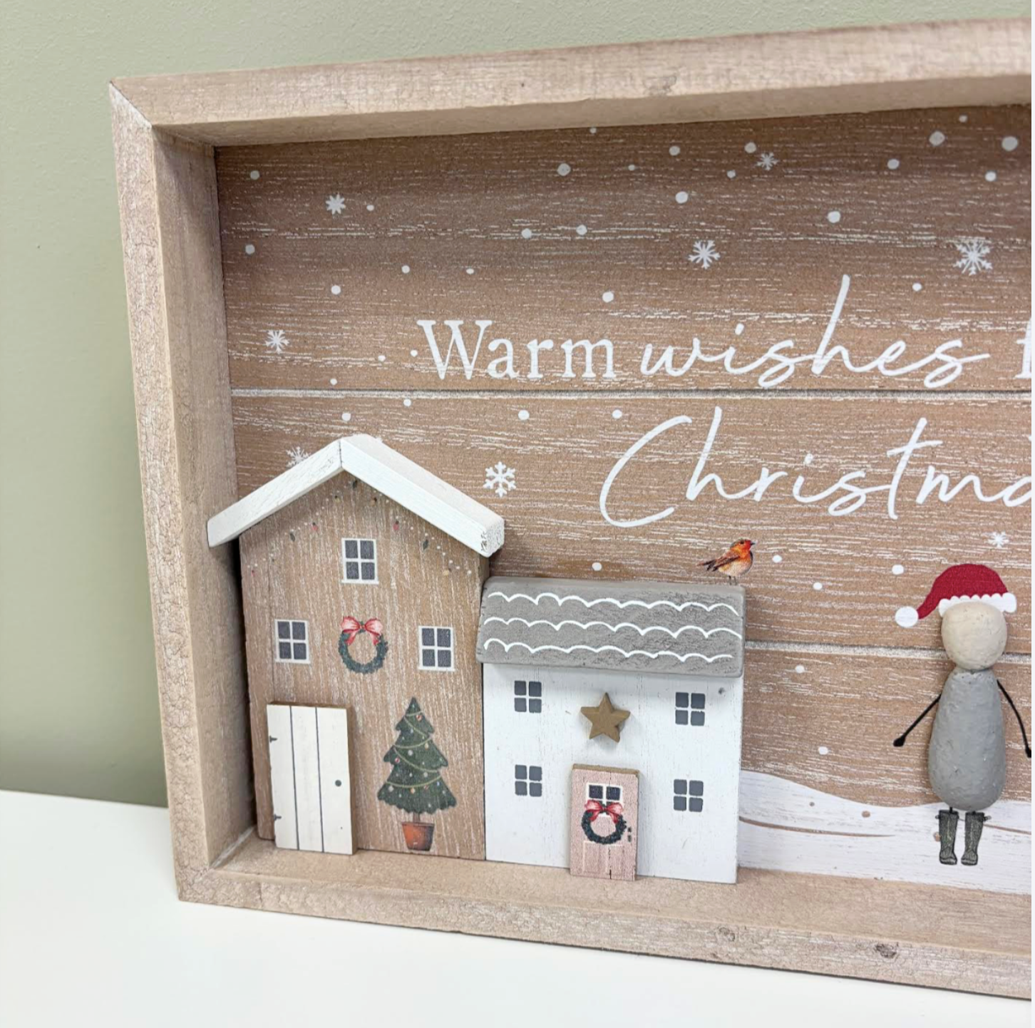 Pebble Christmas Framed Plaque - Image 2