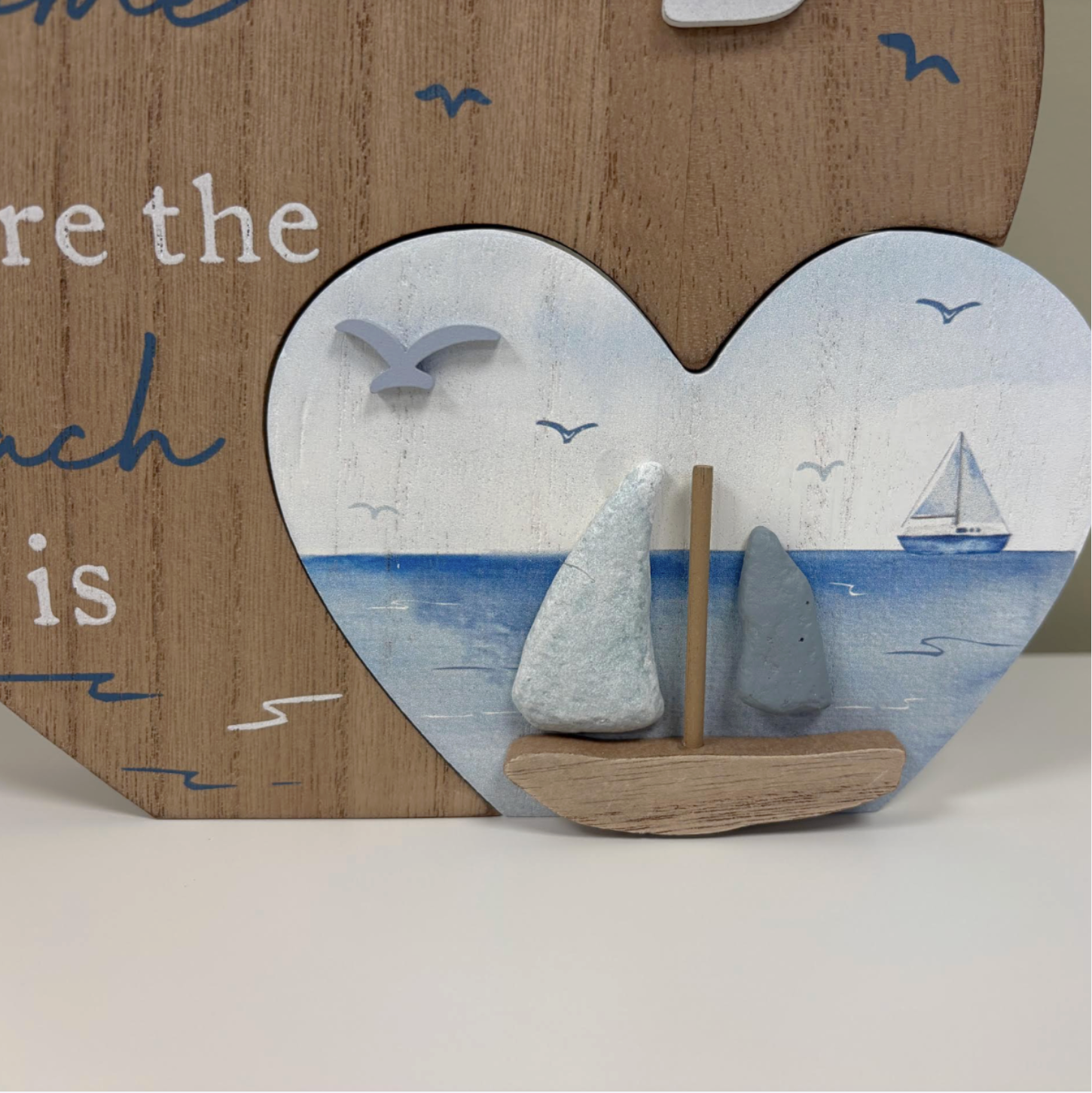 Coastal Sign Pebble Sign - Image 3