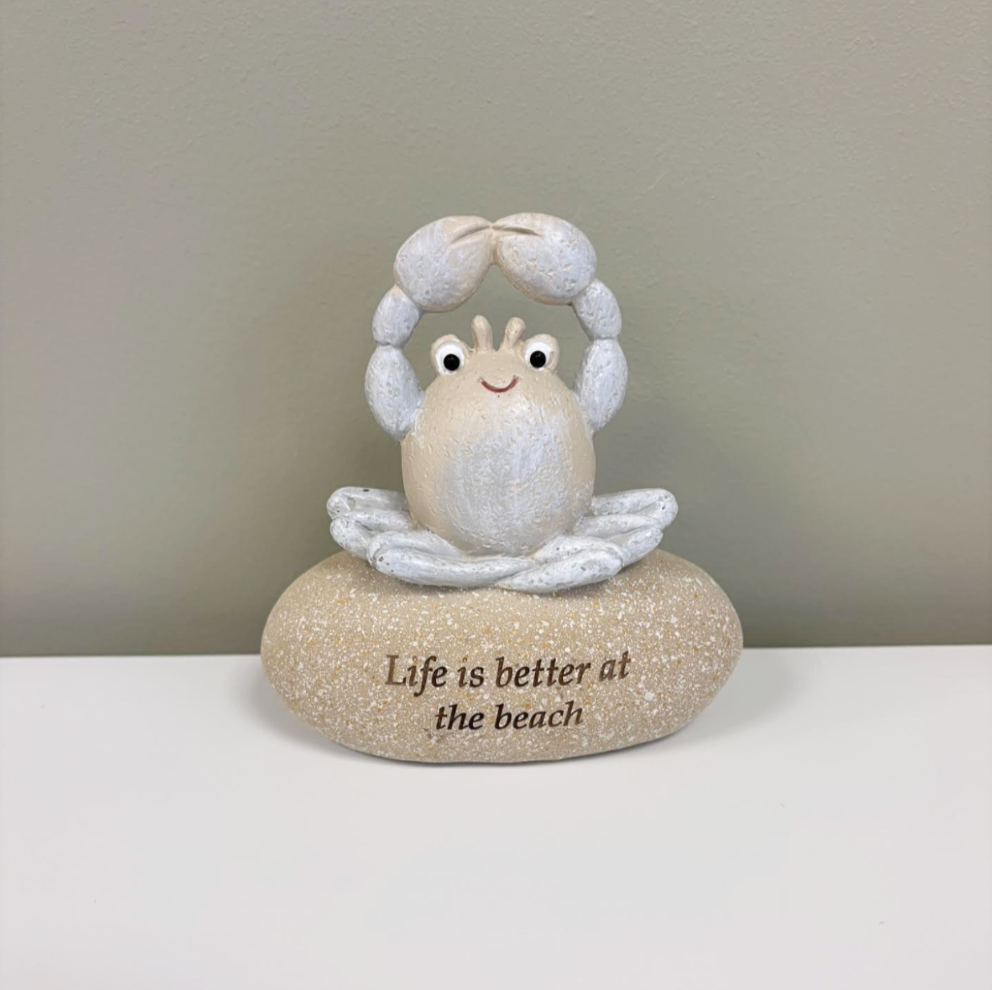 Crab Pebble Ornament