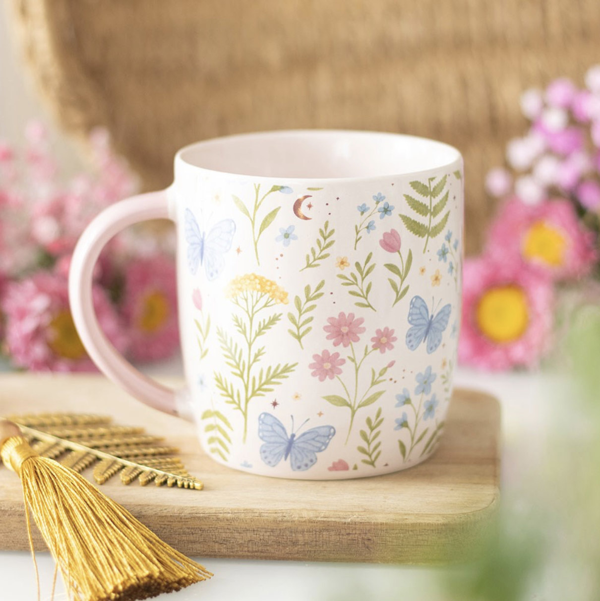 Floral Print Mug