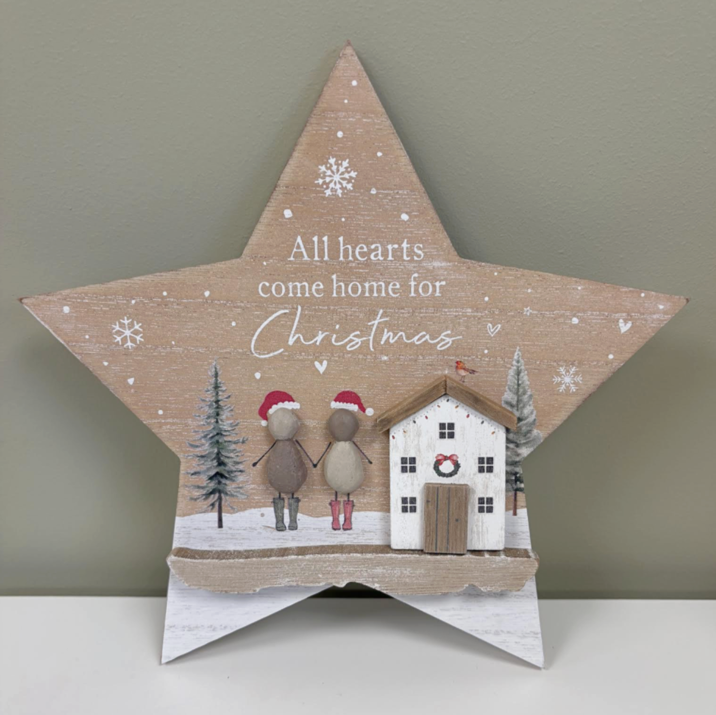 Pebble Star Plaque 22cm