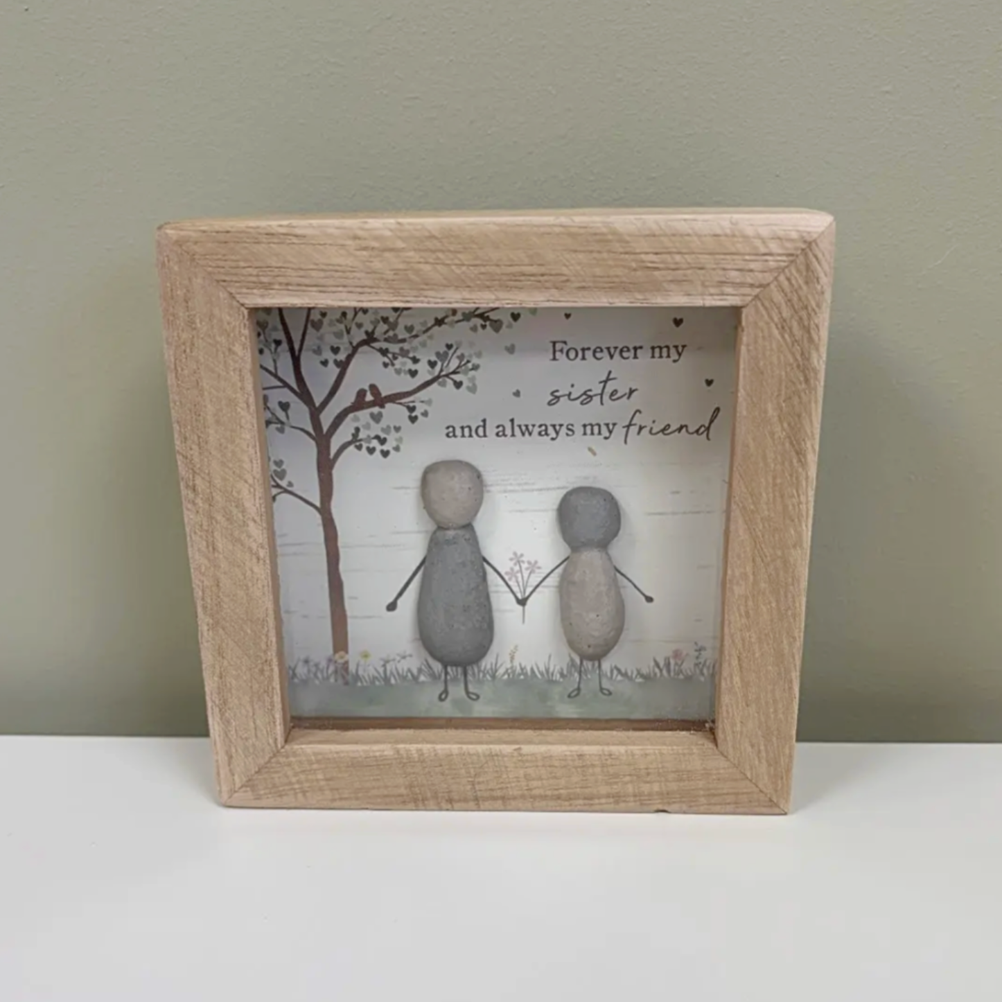 Sister Pebble Plaque