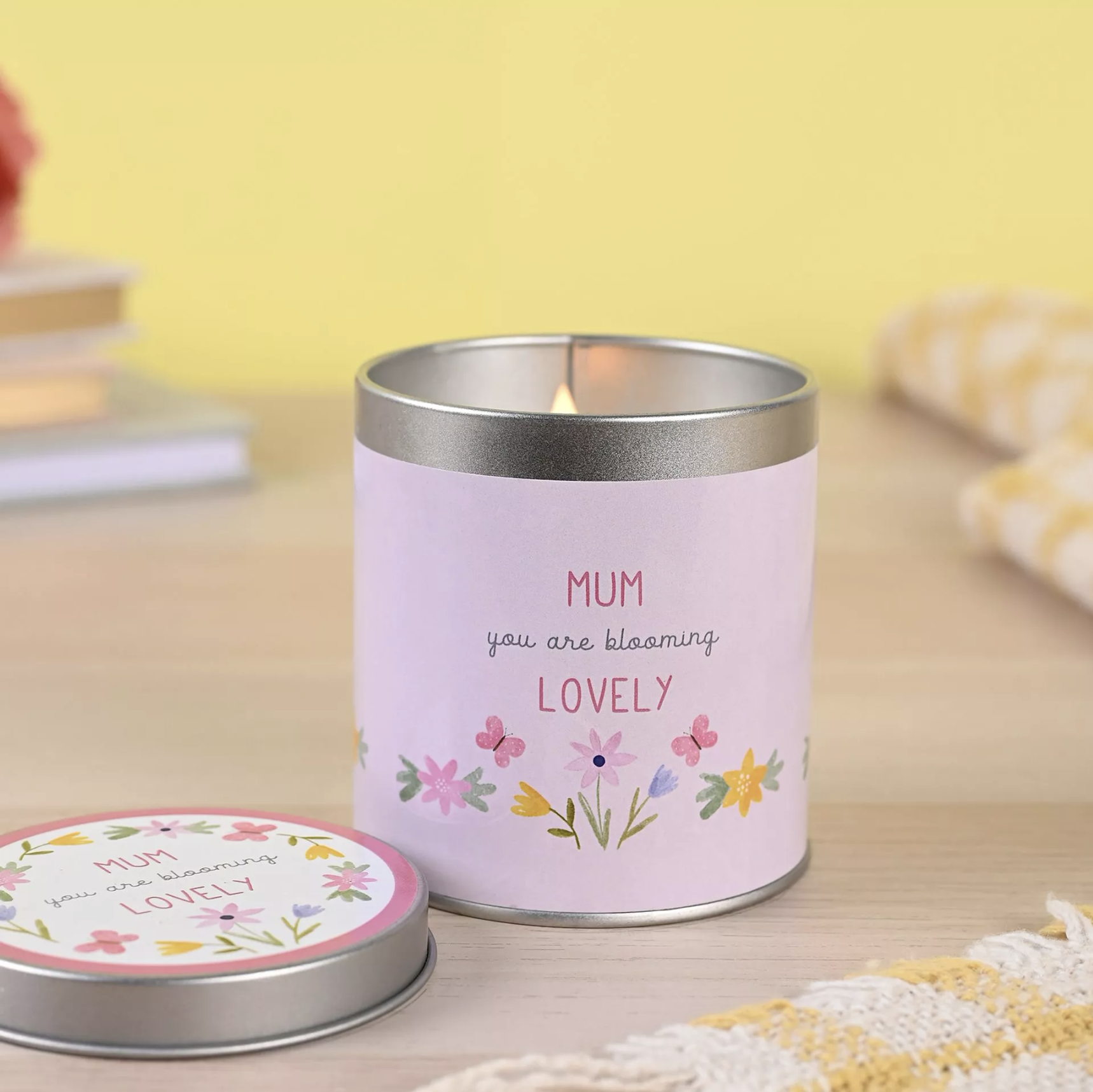 Lovely Mum Tin Candle