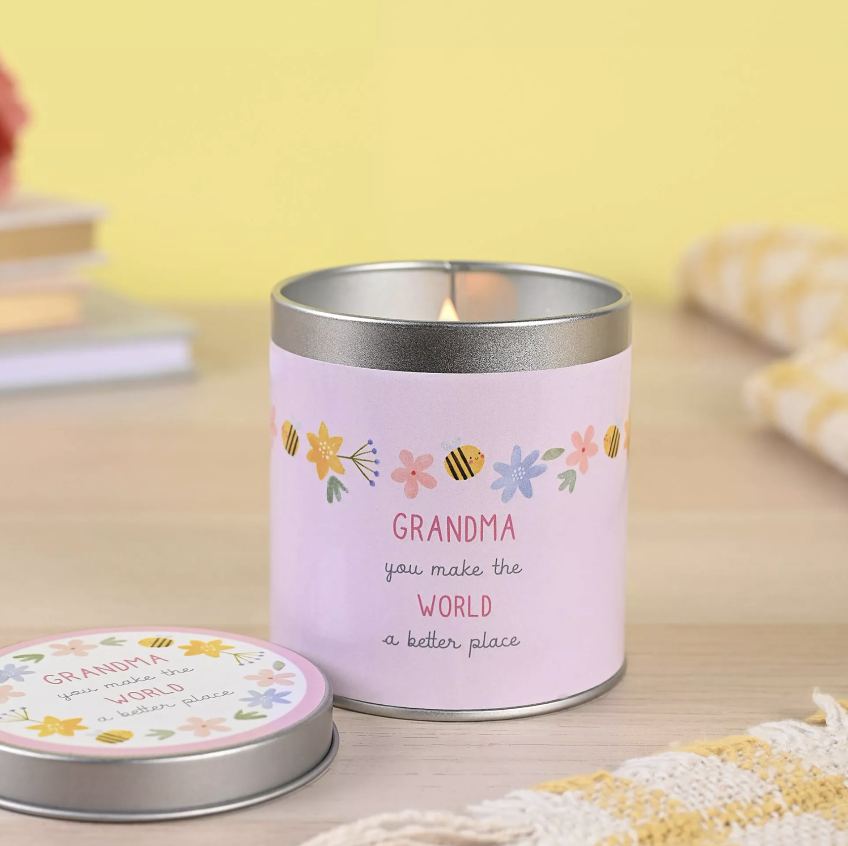 Grandma Tin Candle