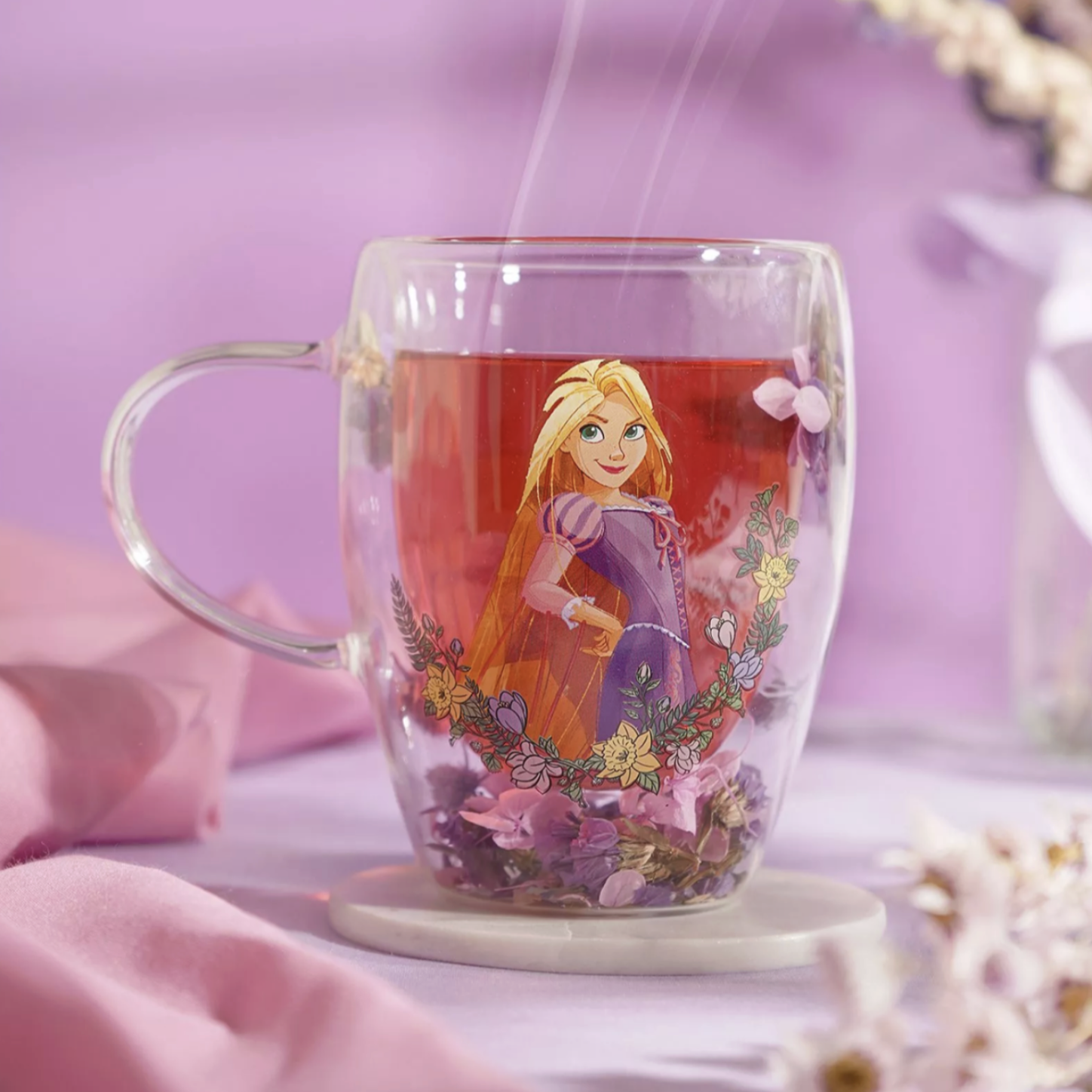 Rapunzel Glass Mug