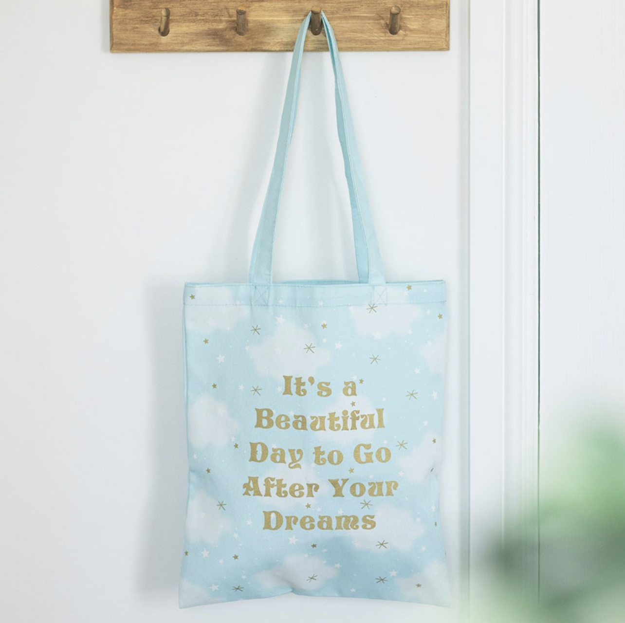 Cloud Print Tote Bag