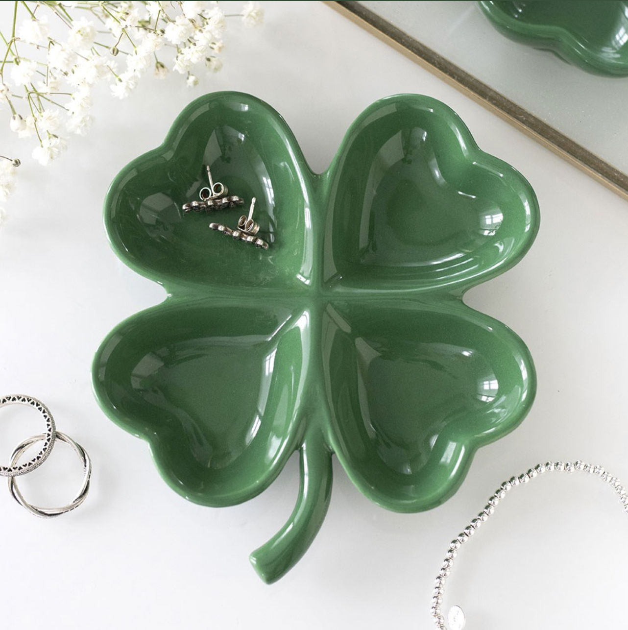 Clover Trinket Tray