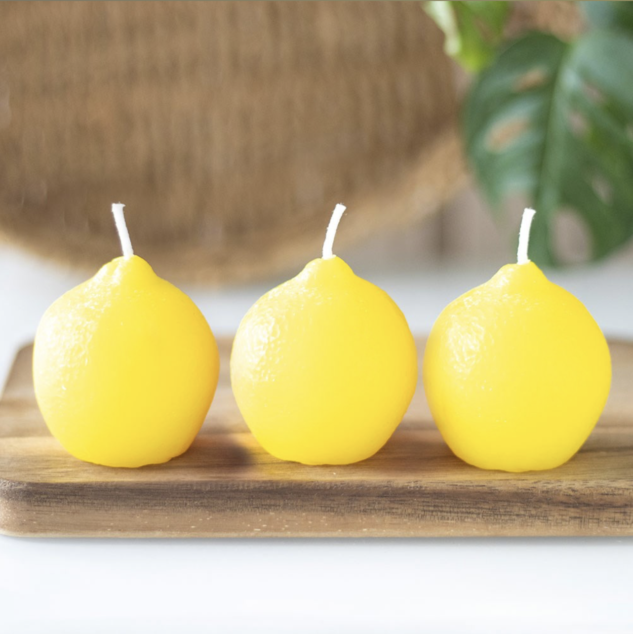 Lemon Shaped Candles